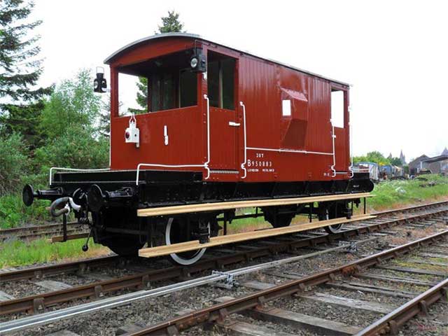 A train carriage refurbished from iWood's oak