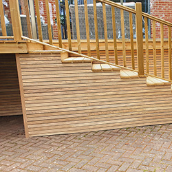 European Oak Fence Slats