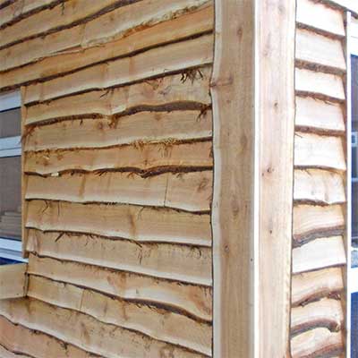 Waney Edge Cladding