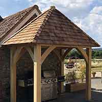 Installed Cedar Shingles