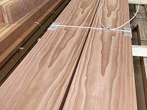 Douglas Fir Joists in a pack