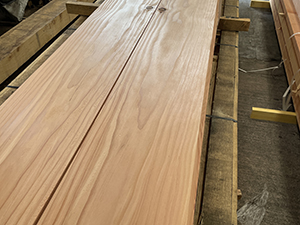 Douglas Fir Joists in a pack
