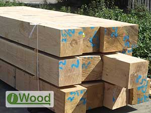 QP1 Grade Fresh Sawn European Oak Posts