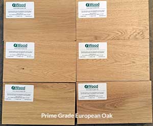 Prime Grade Oak Examples