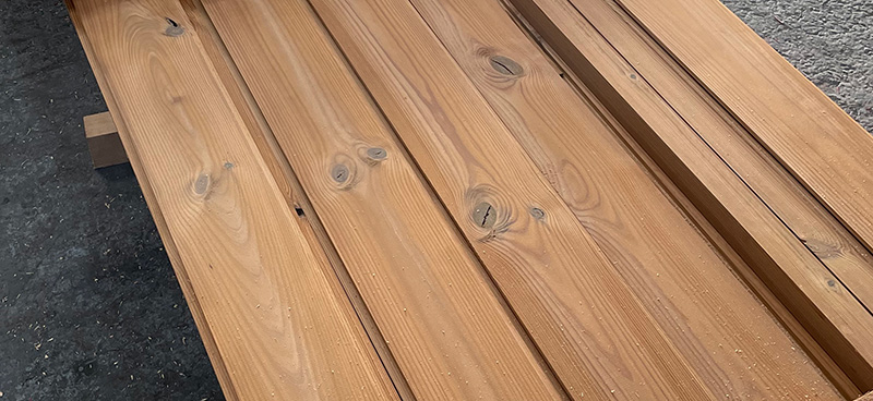 Thermowood Tongue and Groove timber cladding