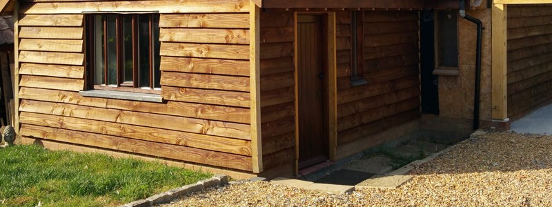 British Douglas Fir Feather Edge timber cladding