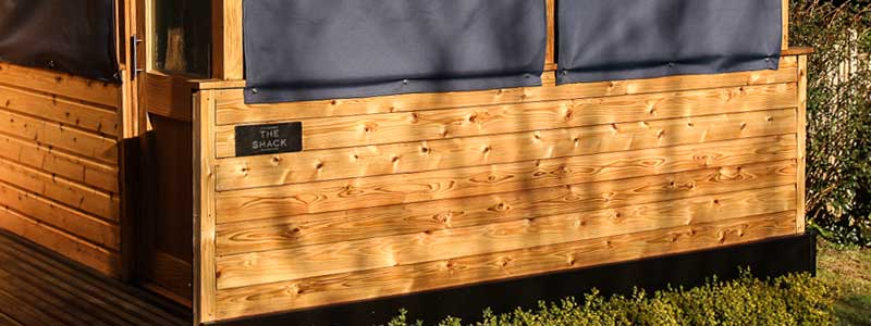 British Larch Shiplap timber cladding