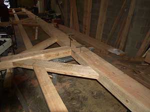 British Larch Beams