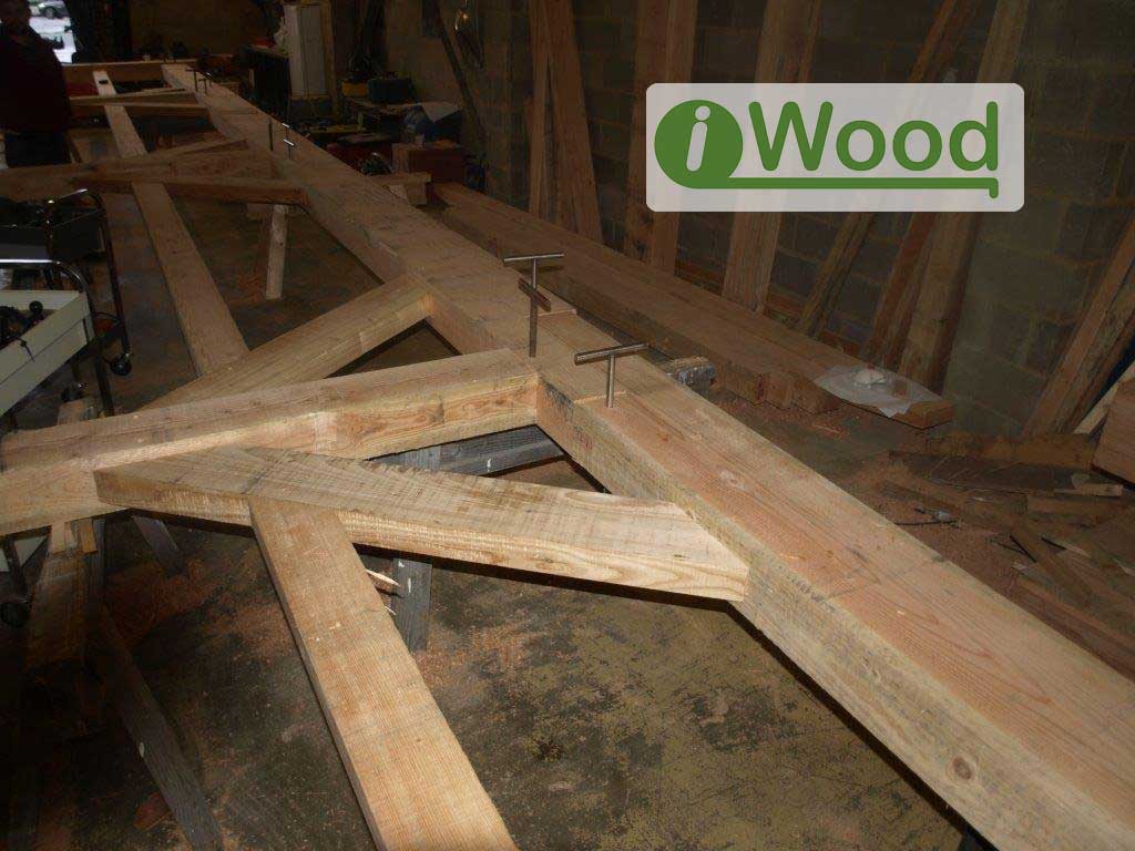 How to lift a timber frame with an atv
