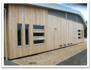 Vertical External Timber Cladding