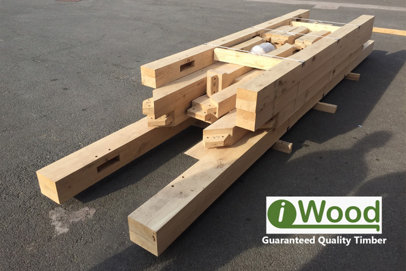 A truss pack ready for assembly