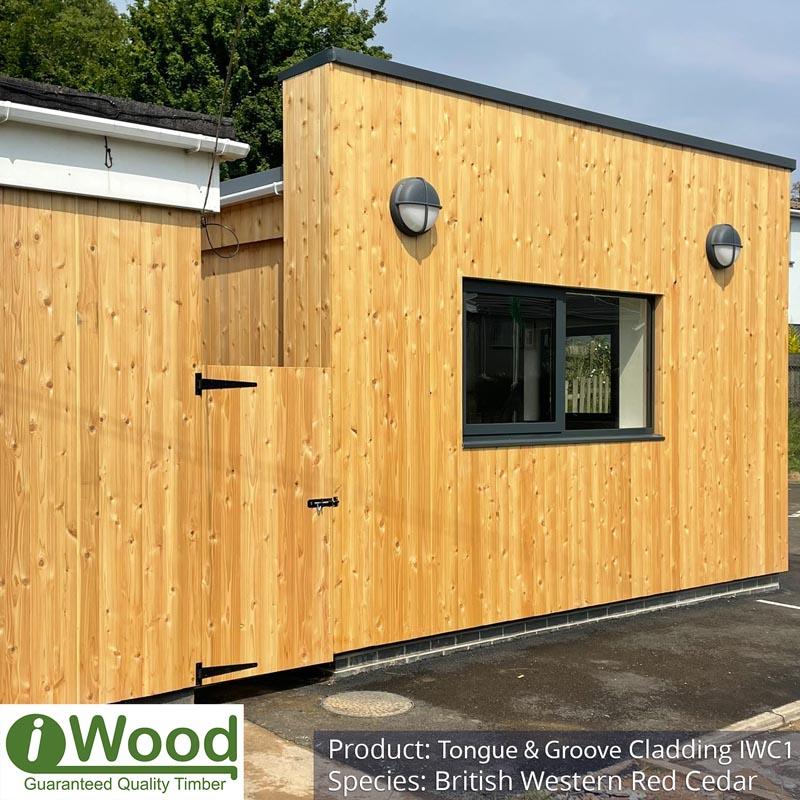 British Western Red Cedar Tongue & Groove - iWood Timber