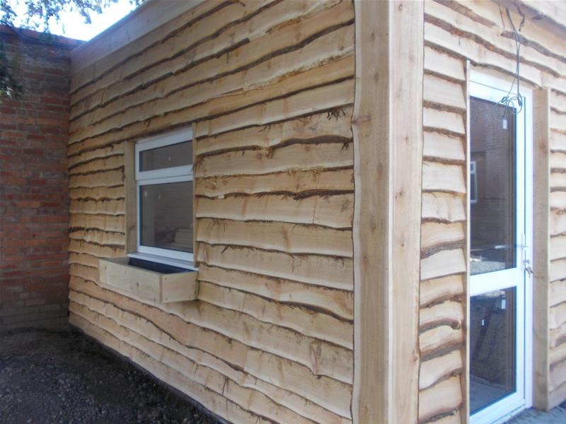 Example Waney Edge Cladding