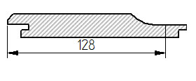 IWC7 Ship-lap 145mm (128 face) x 19mm