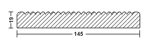 IWD2 - Reeded - 145mm x 19mm